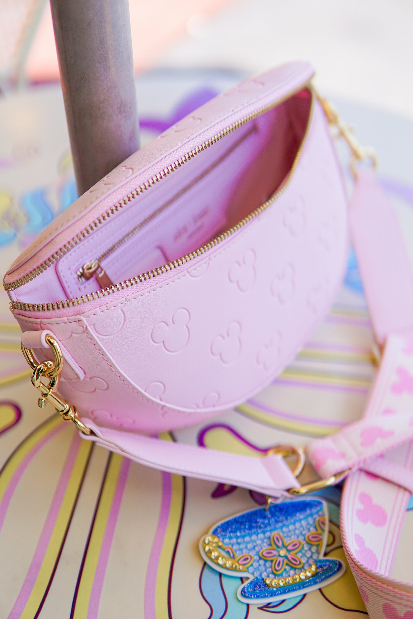 Aden + Louise Pink Signature Crossbody Bag + Charm Bundle // Pick your Charm!
