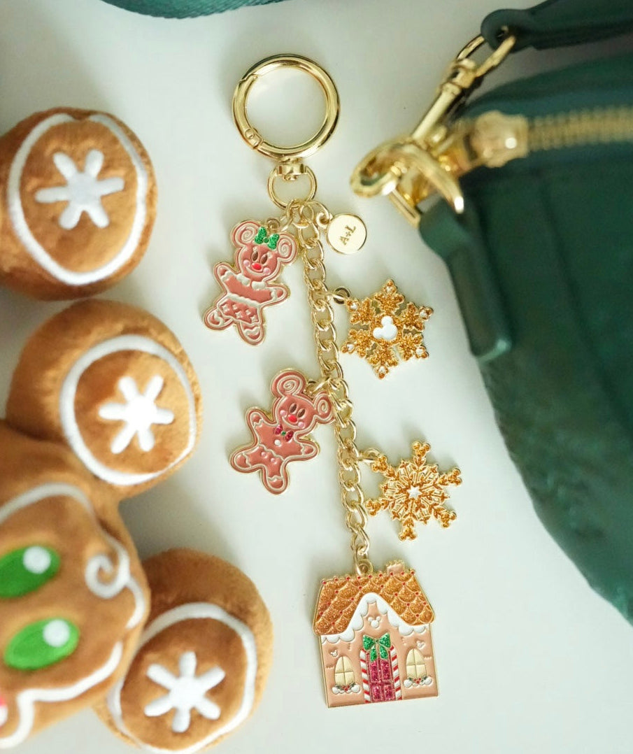 A+L Gingerbread Dangly Bag Charm