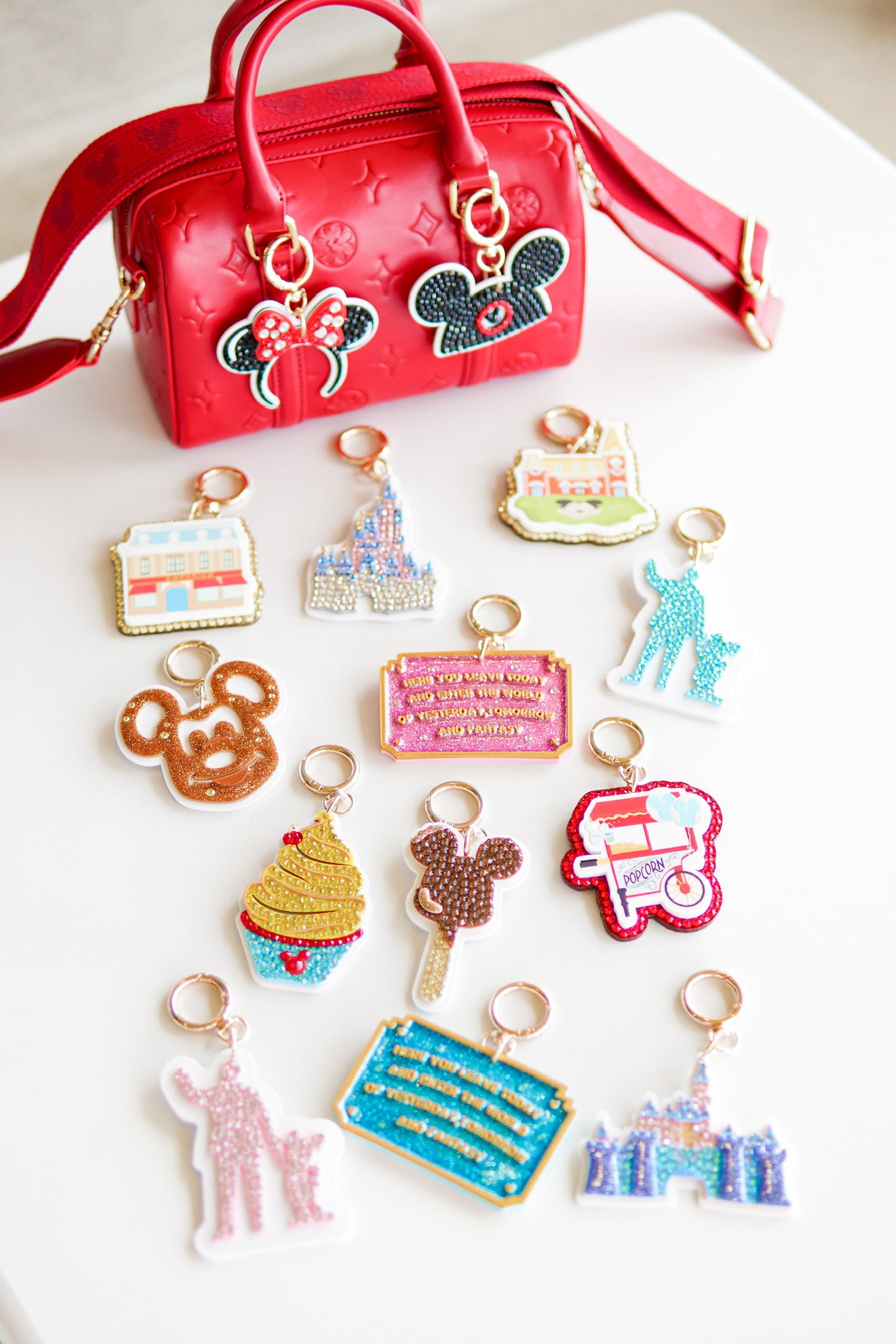 A+L Crystal Bag Charm