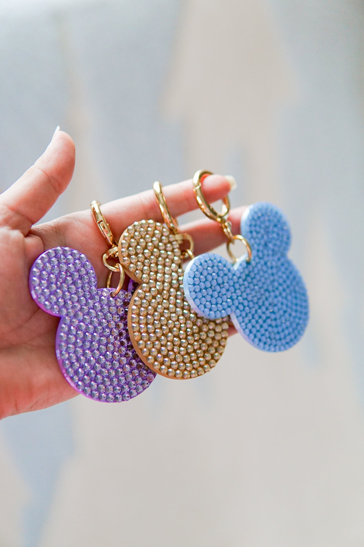 Lilac Mouse Bag Charm
