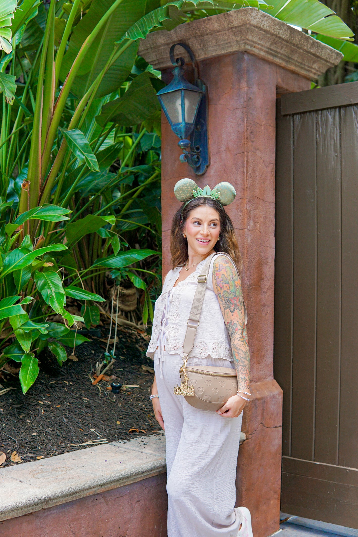 Aden + Louise Brown Signature Crossbody Bag