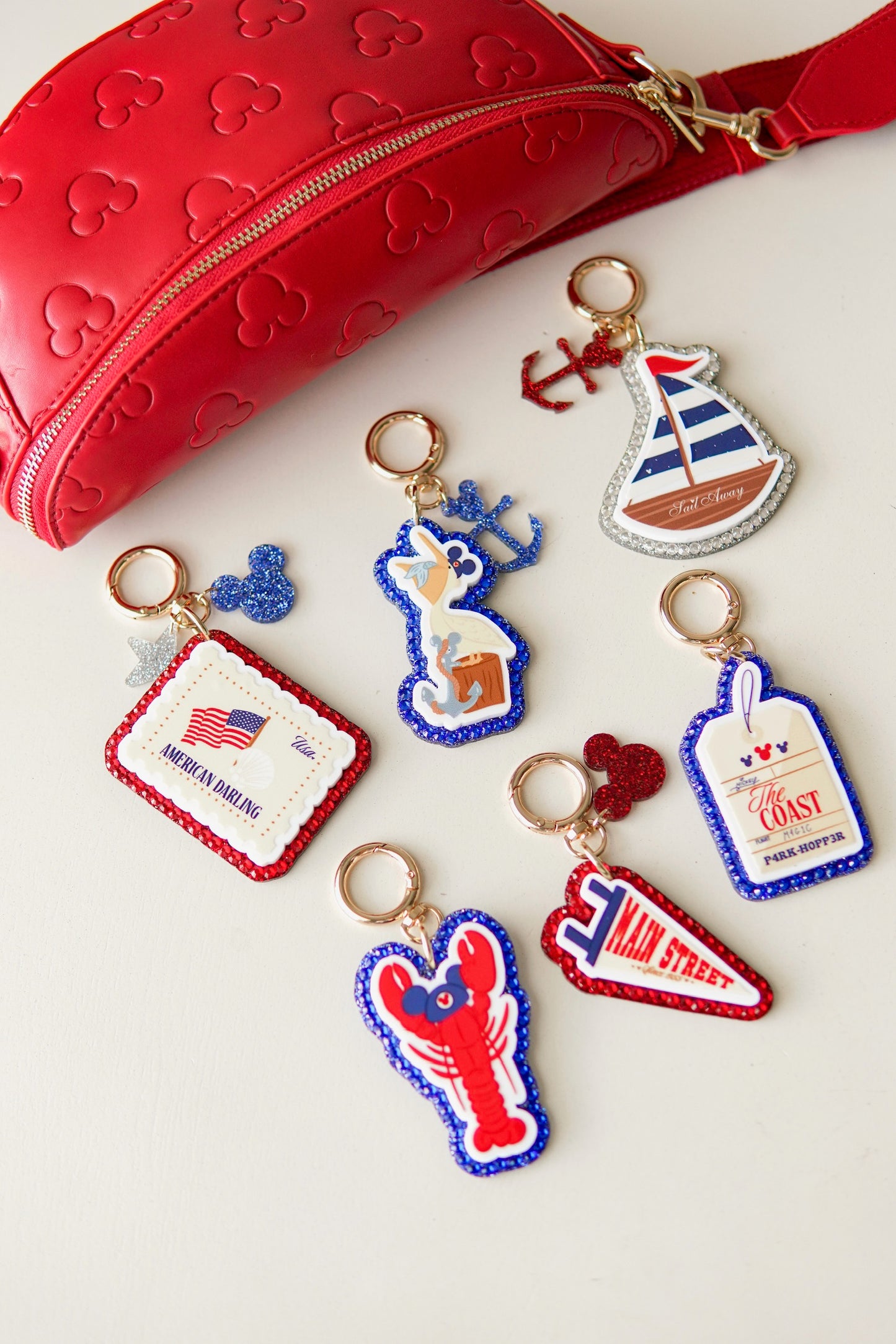 A+L Crystal Bag Charm