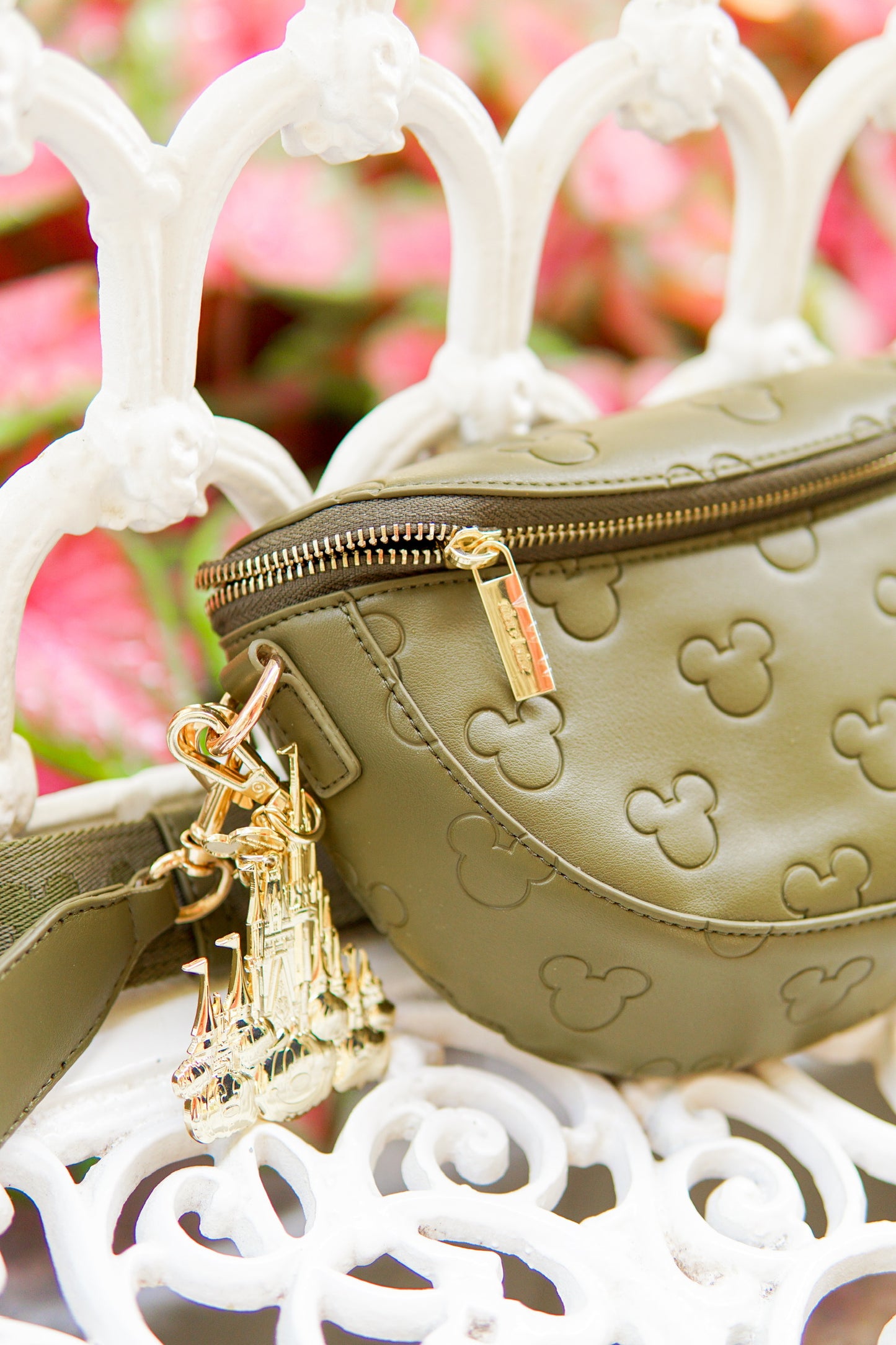 Aden + Louise Olive Signature Crossbody Bag