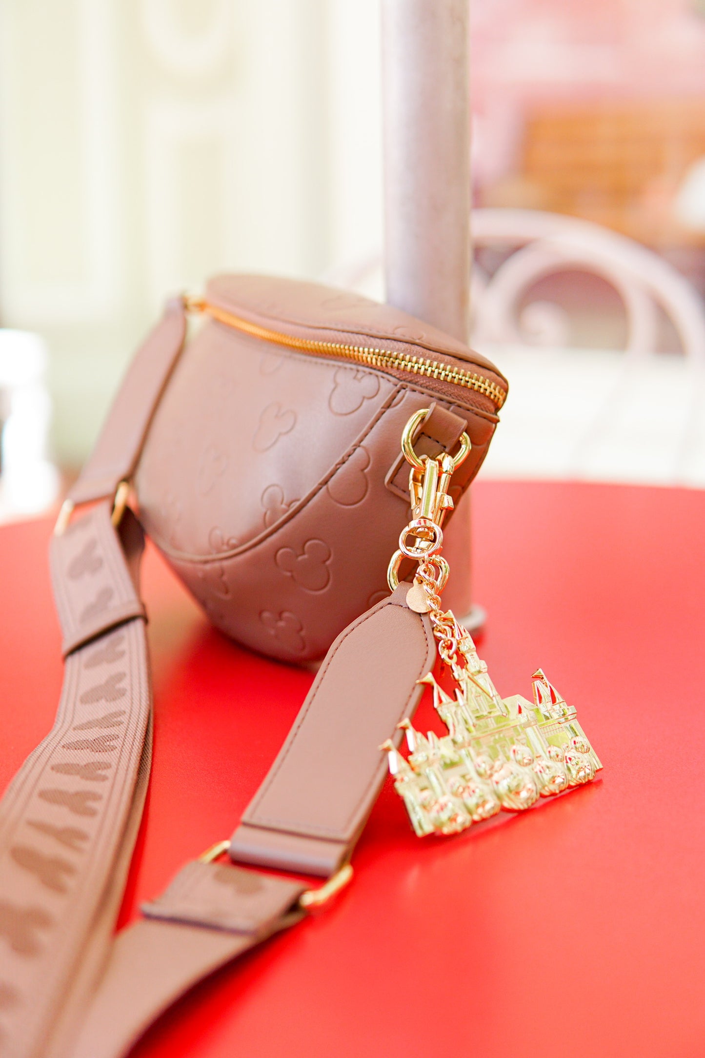 Aden + Louise Brown Signature Crossbody Bag