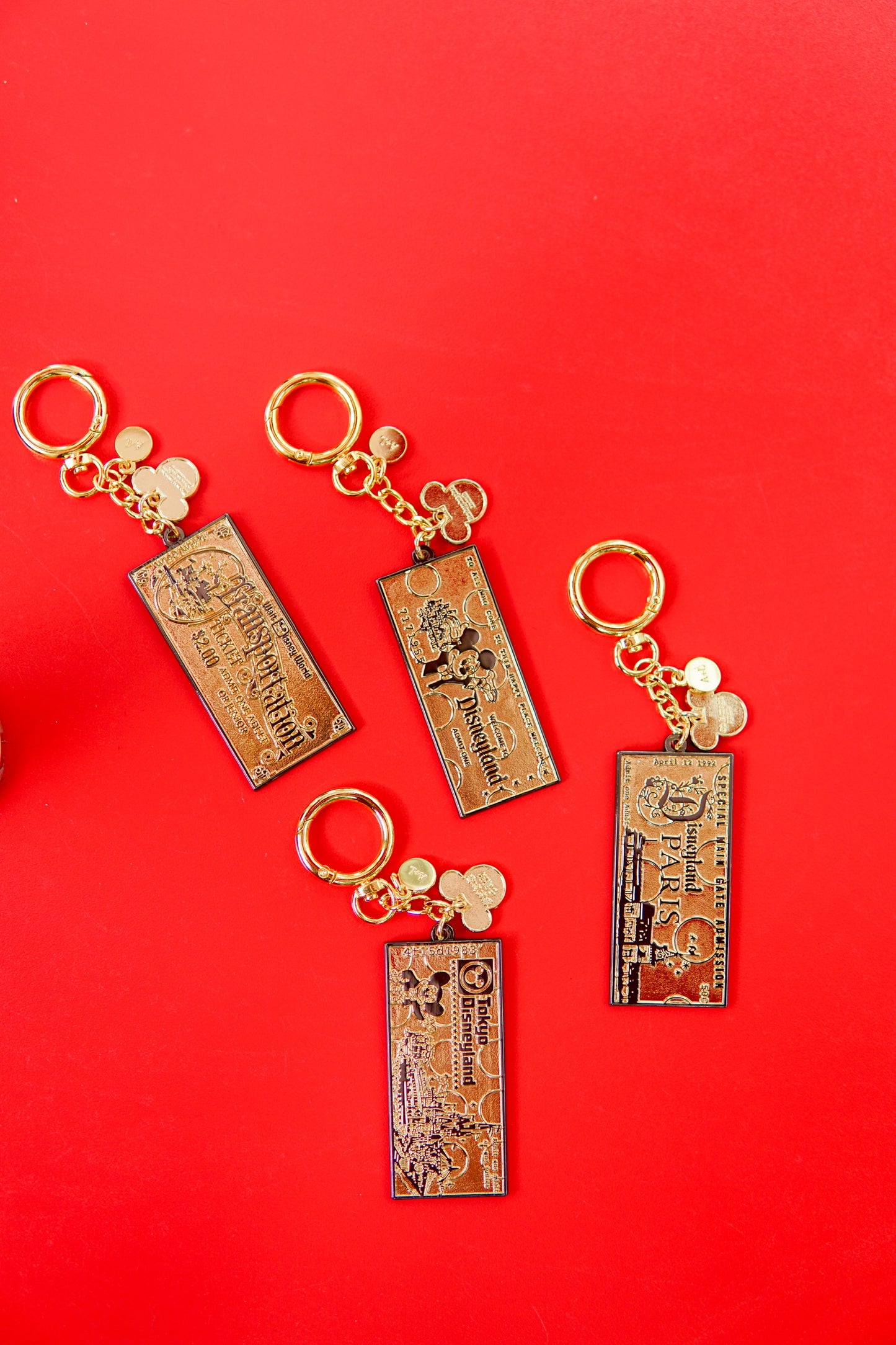 Aden + Louise Signature Metal Vintage Ticket Charm