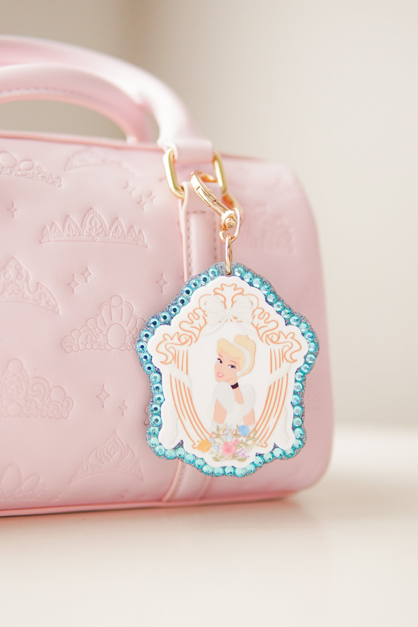 A+L Princess Crystal Bag Charm