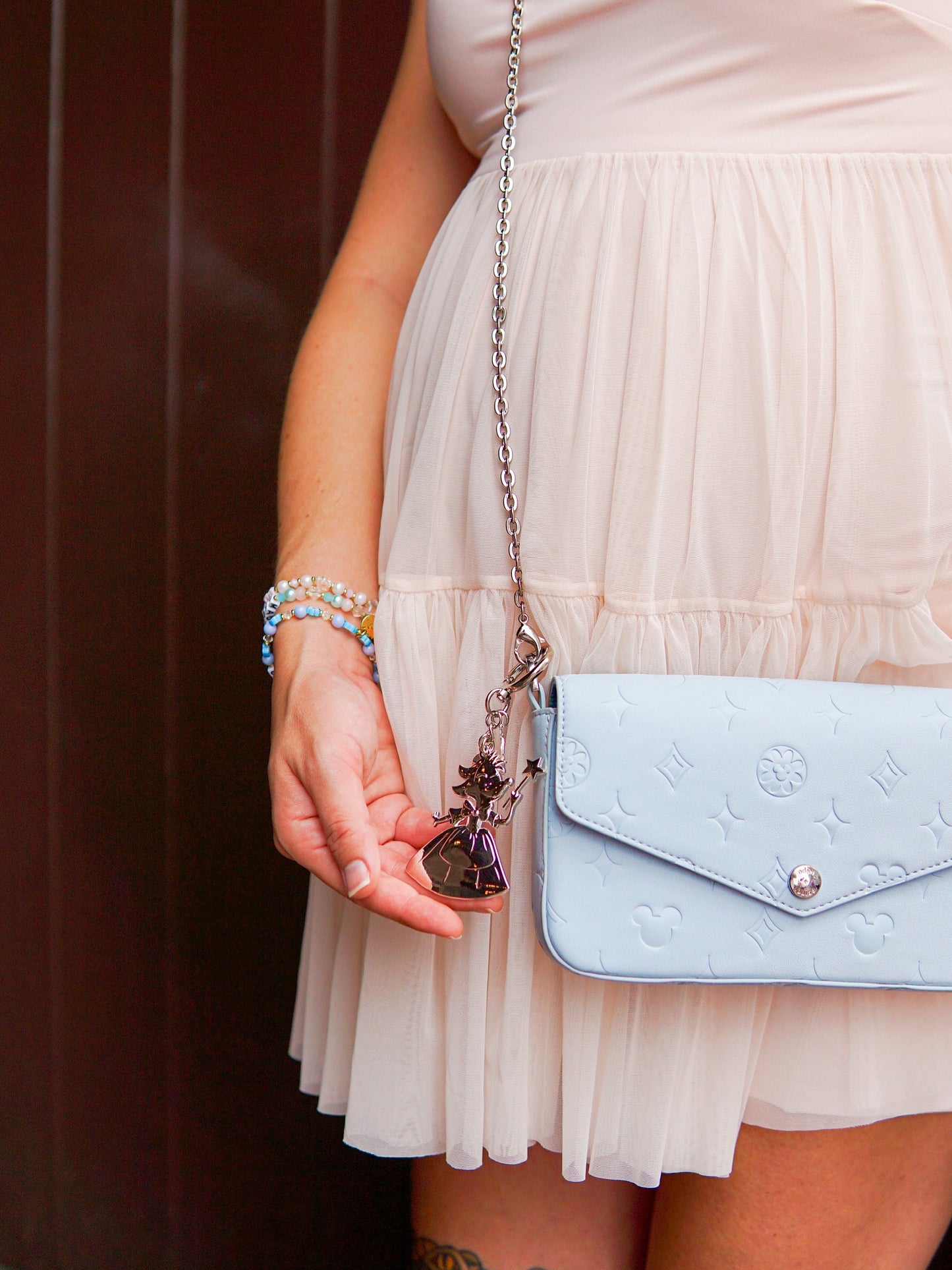 Aden + Louise Fairytale Blue Olivia Crossbody/Shoulder Bag