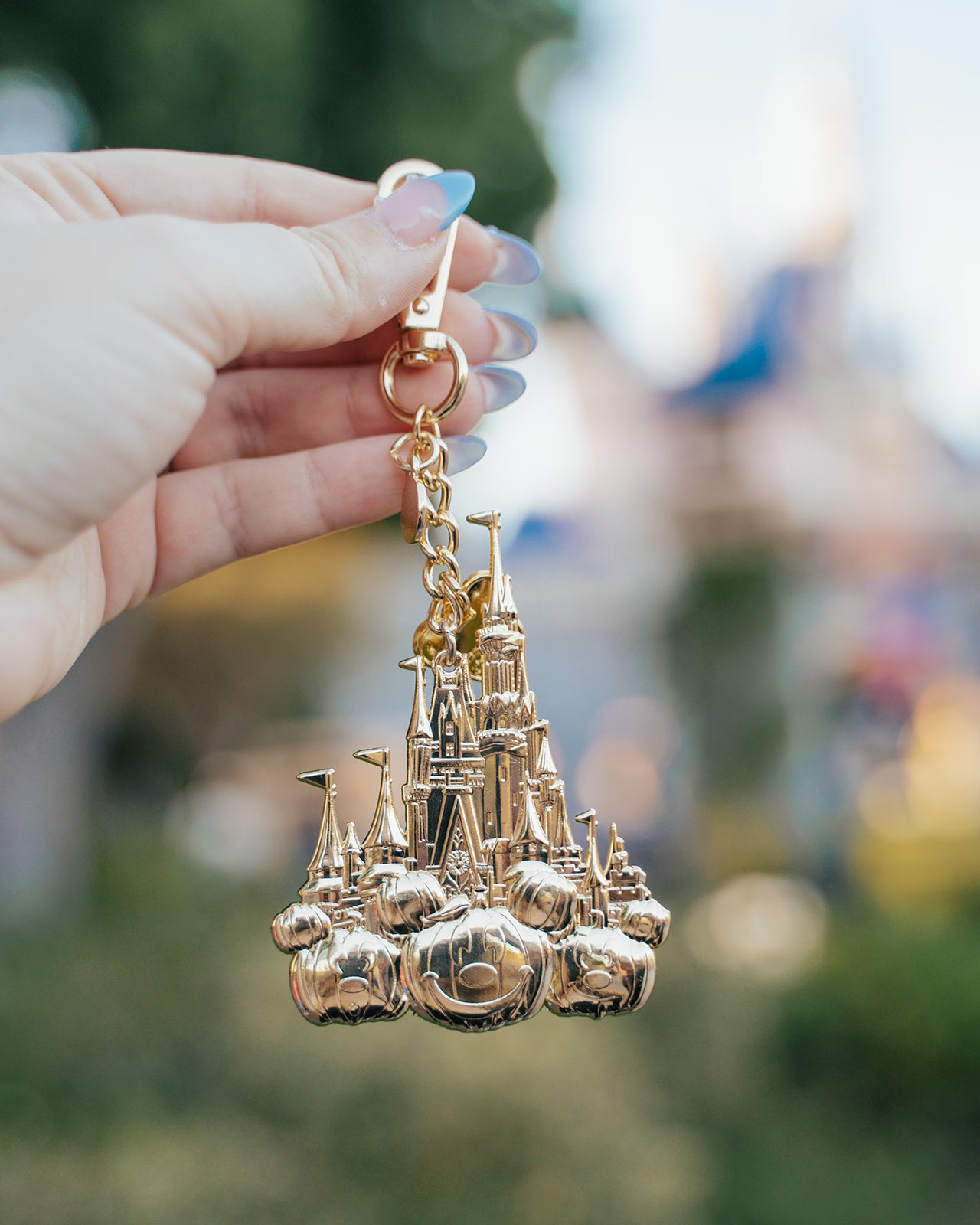 Aden + Louise Signature Florida Metal Pumpkin Castle Charms - Halloween