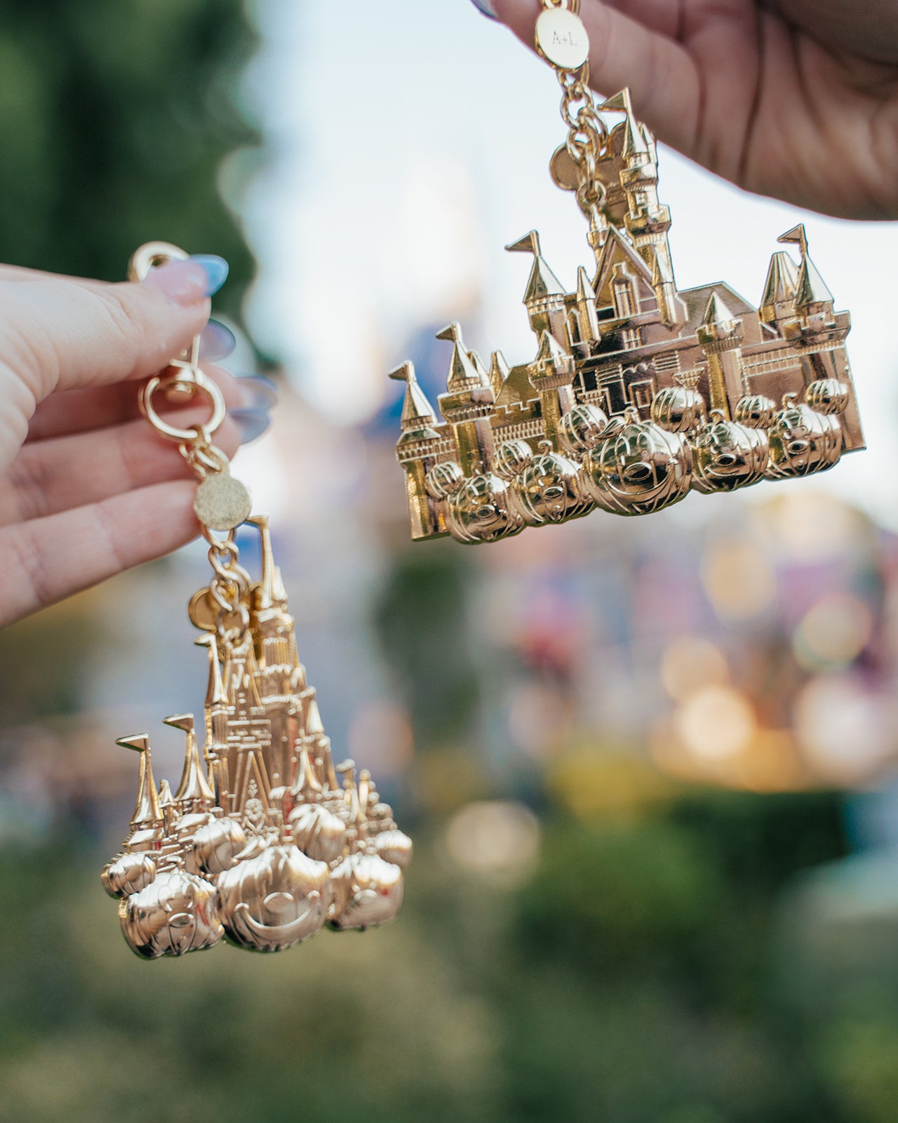 Aden + Louise Signature Florida Metal Pumpkin Castle Charms - Halloween