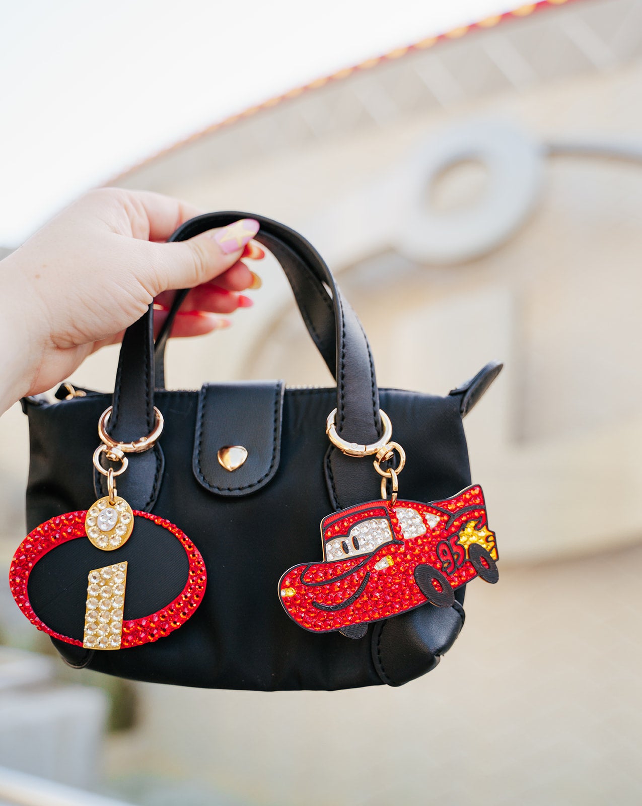 A+L Crystal Bag Charm