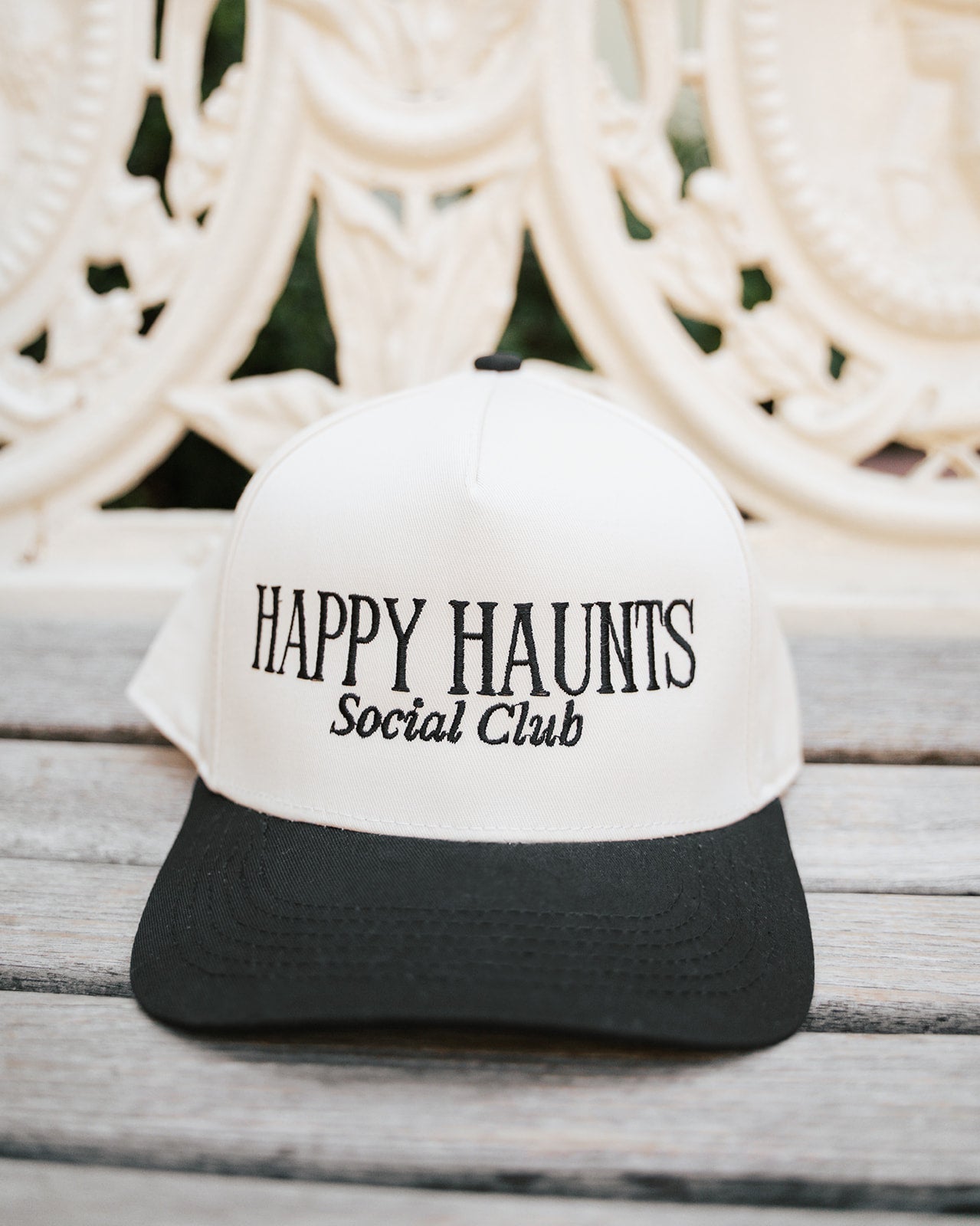 Aden + Louise Happy Haunts Social Club Embroidered Hat