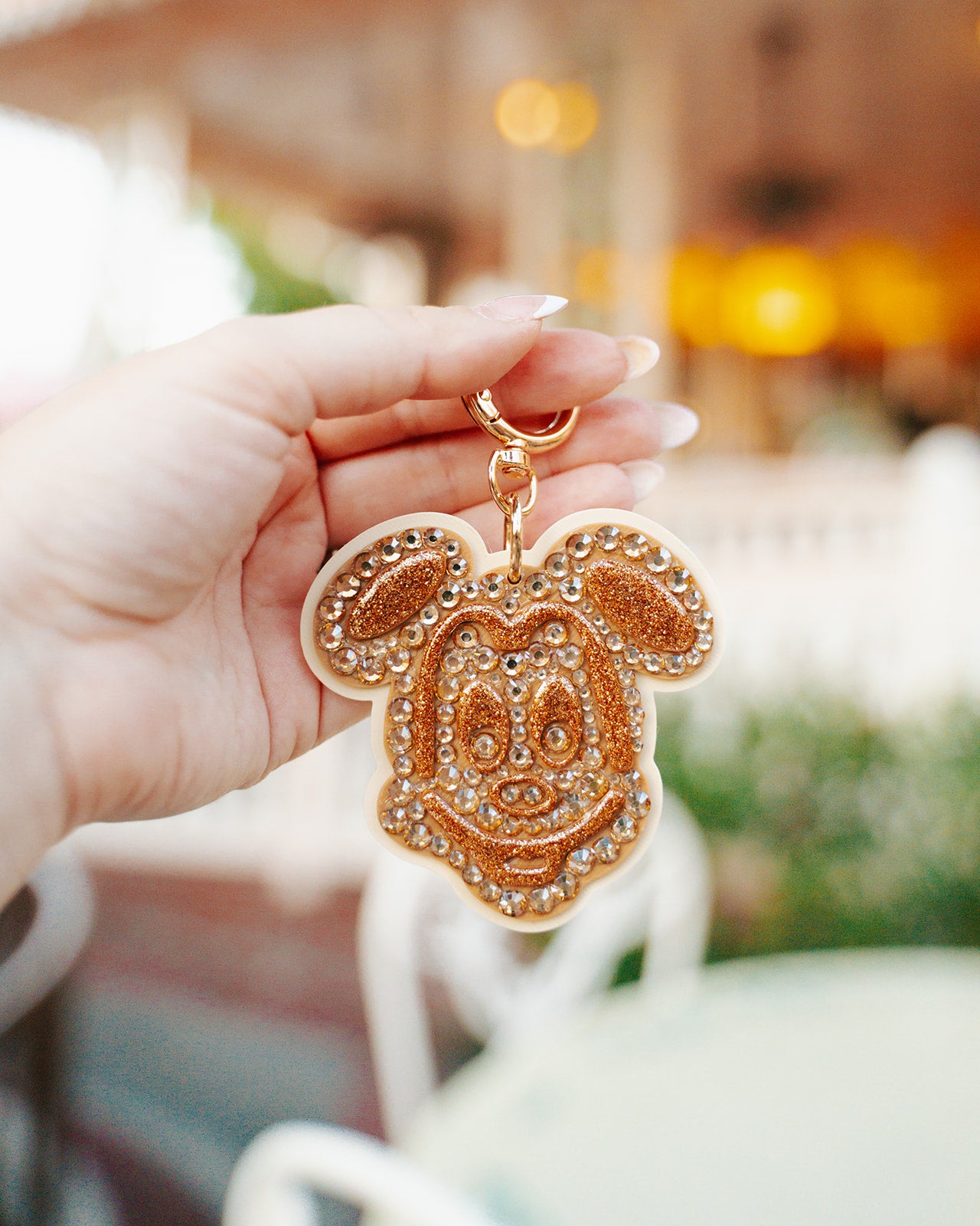 A+L Crystal Waffle Bag Charm