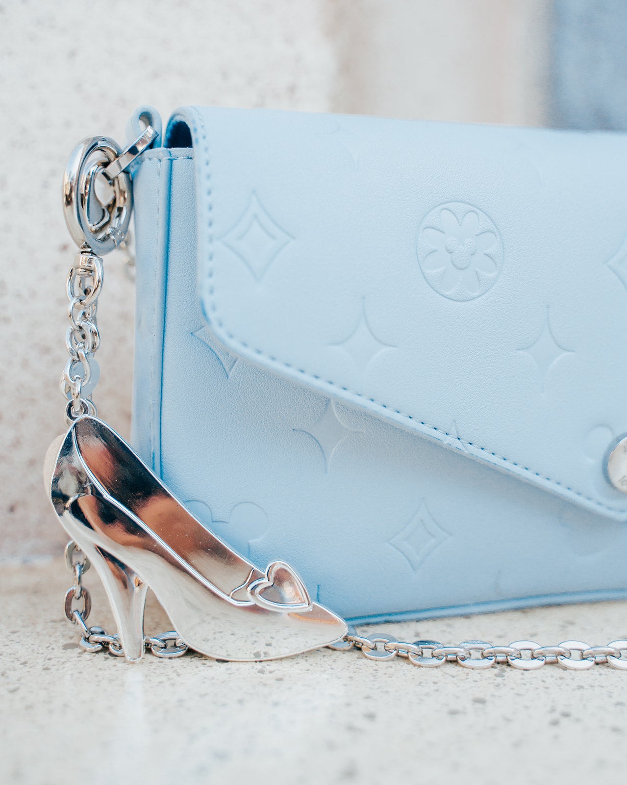 Aden + Louise Fairytale Blue Olivia Crossbody/Shoulder Bag