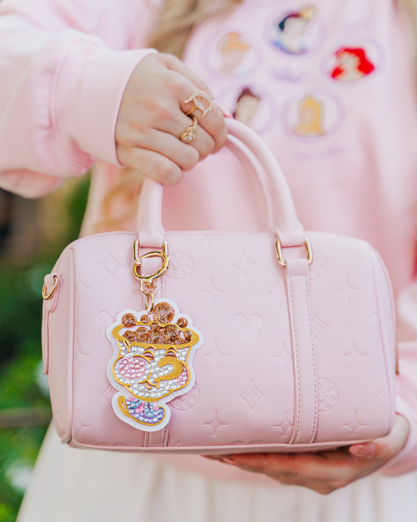 A+L Crystal Sidekick Bag Charm