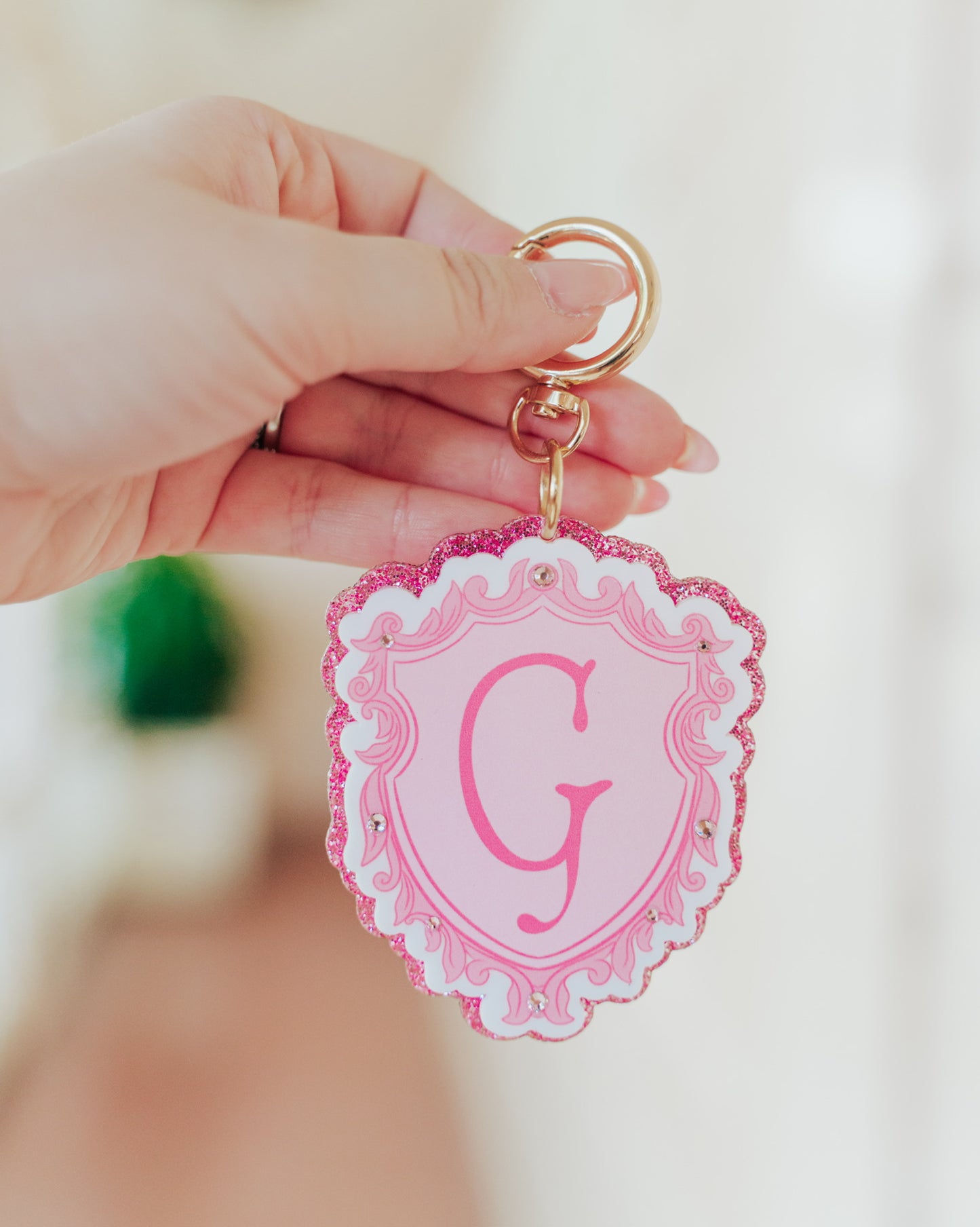 A+L Emerald Bag Charm