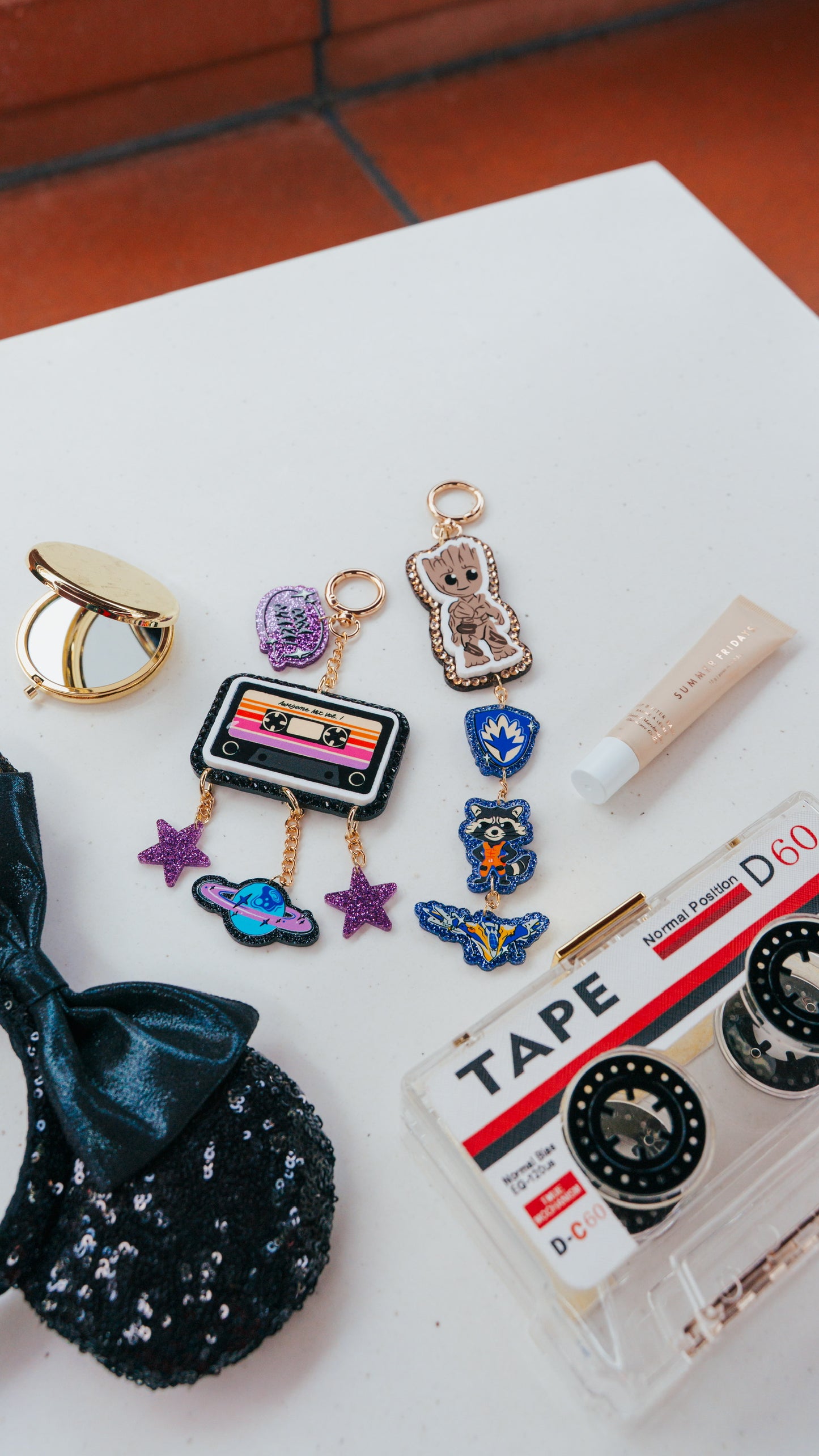 A+L Crystal Bag Charm
