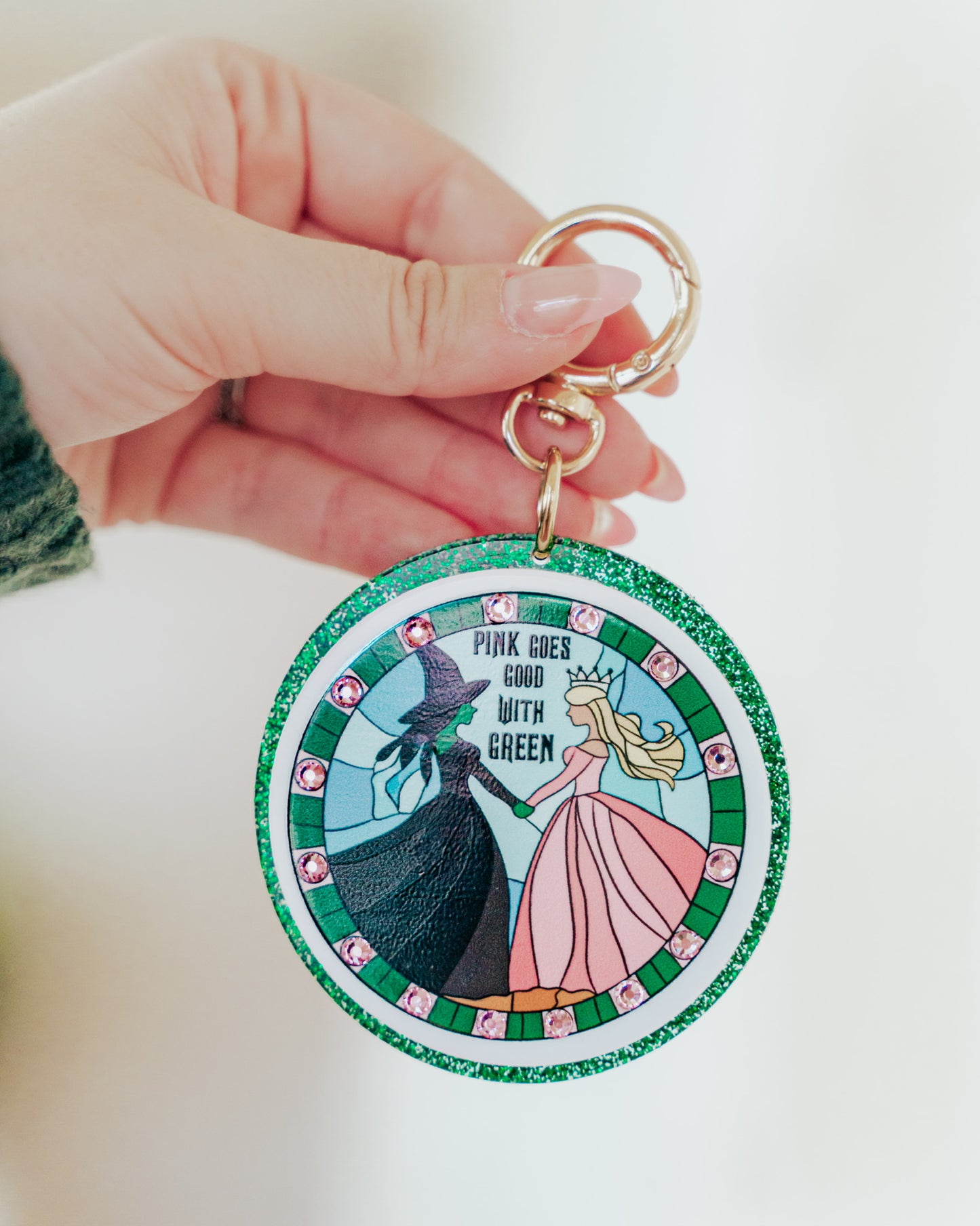 A+L Emerald Bag Charm