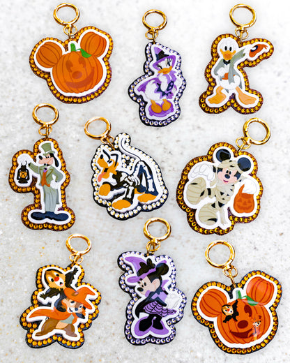 A+L Halloween Crystal Bag Charm