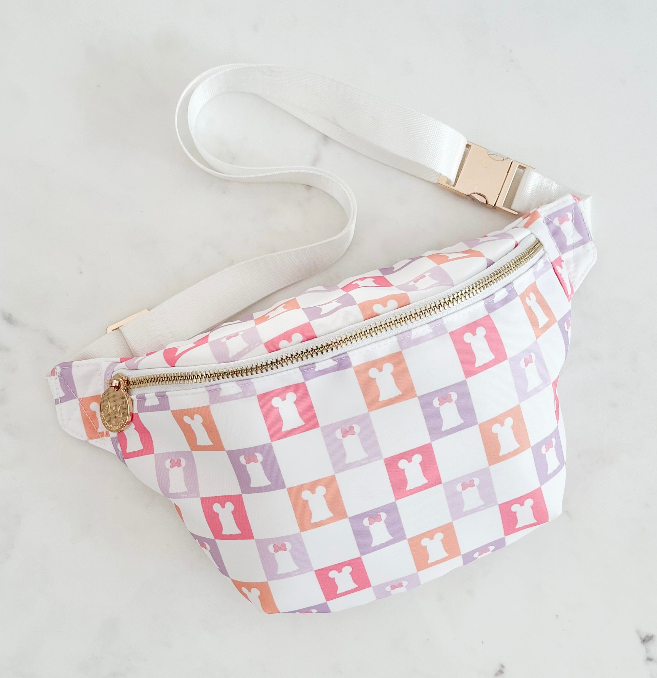 Fanny pack checkered sale