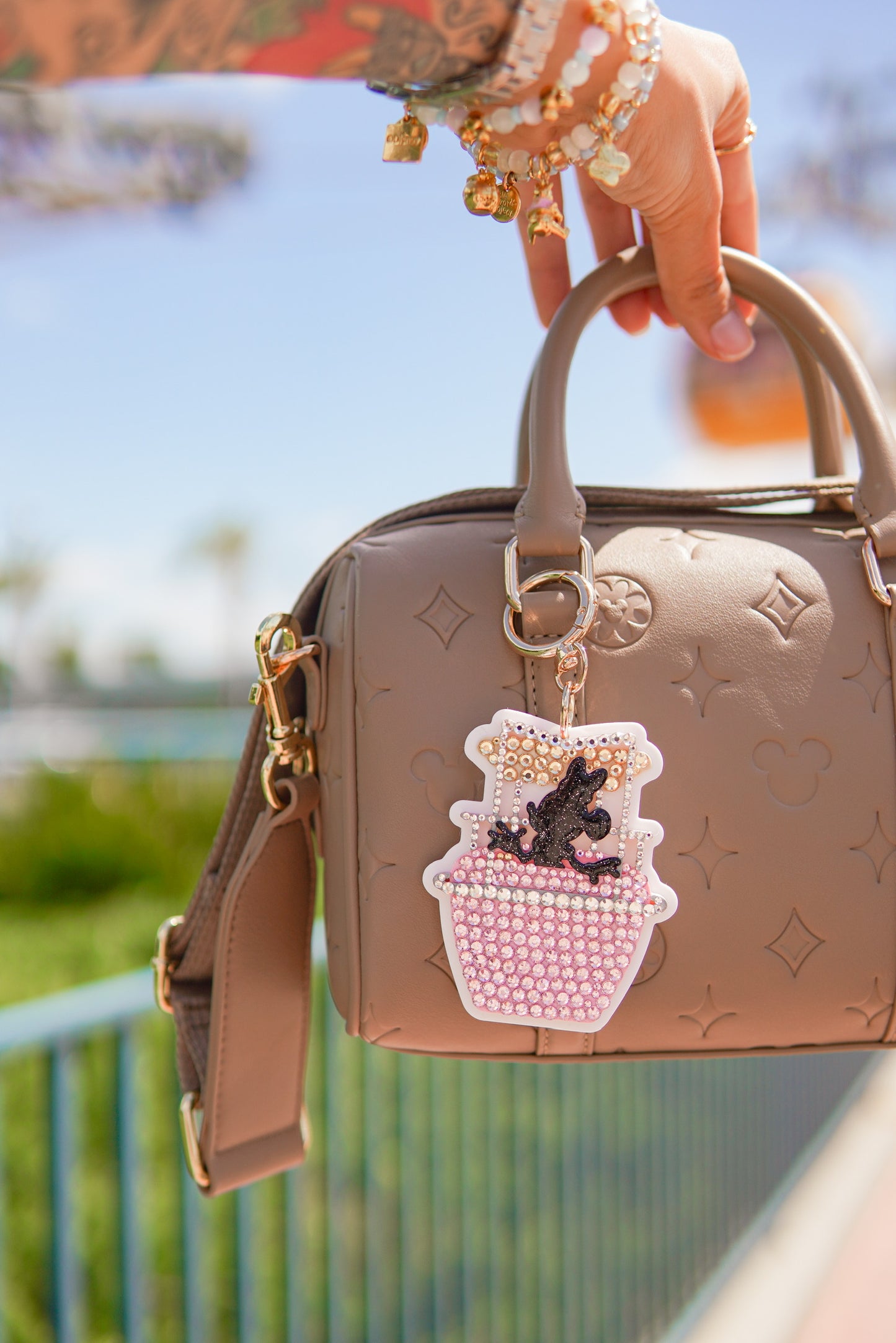 A+L Crystal Bag Charm