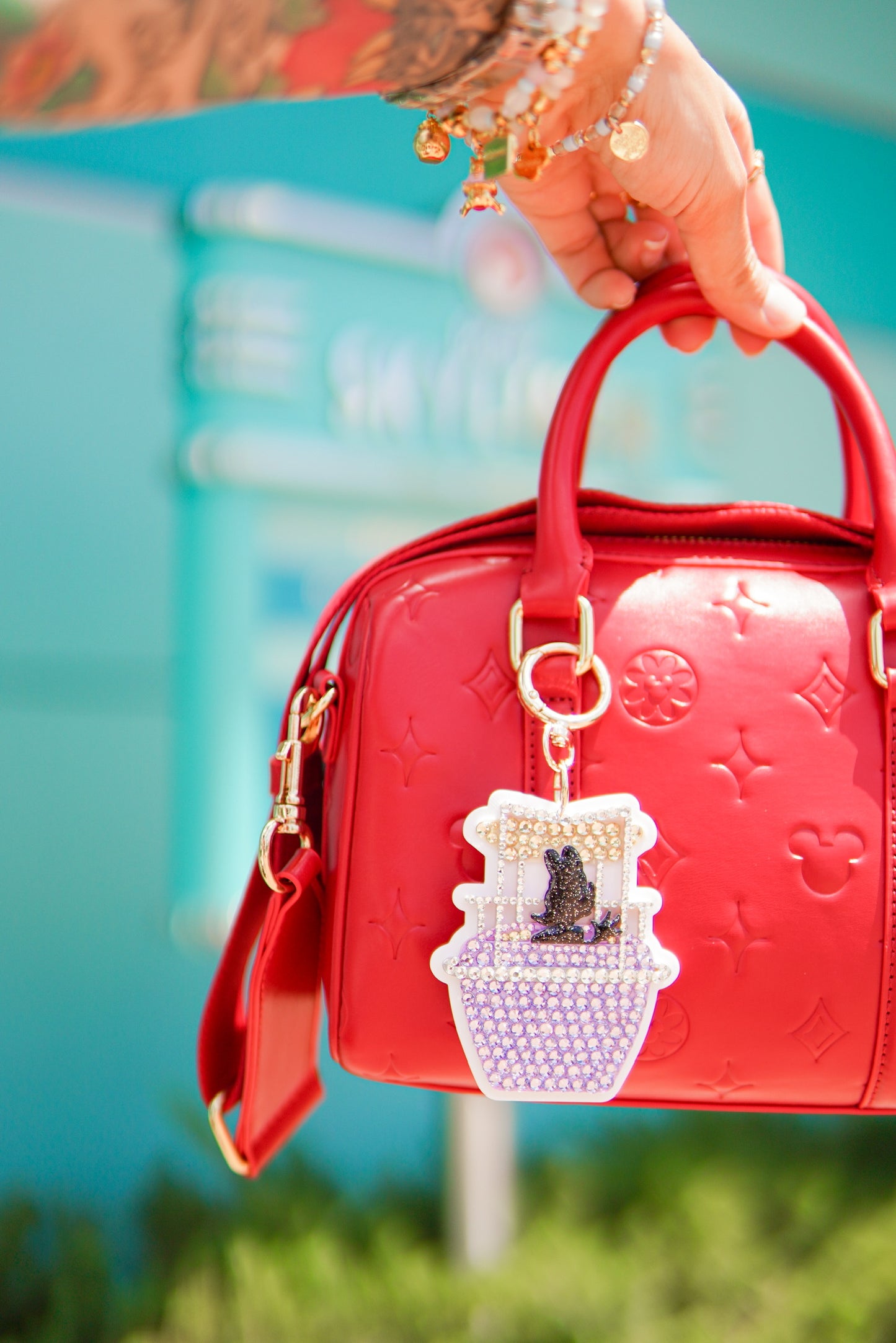 A+L Crystal Bag Charm