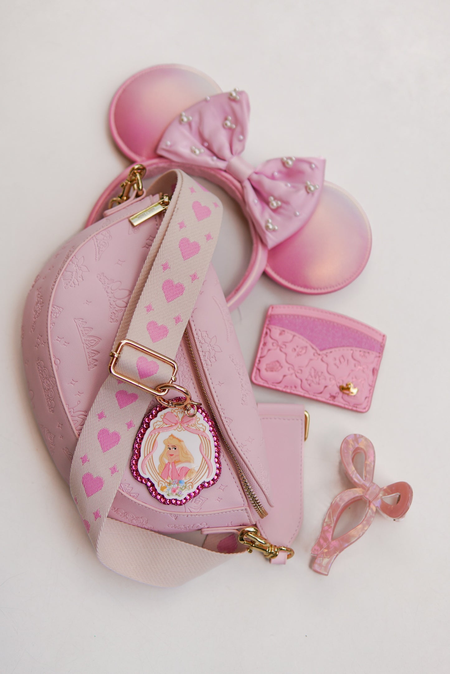 Aden + Louise Signature Princess Crossbody Bags - Pink or Purple