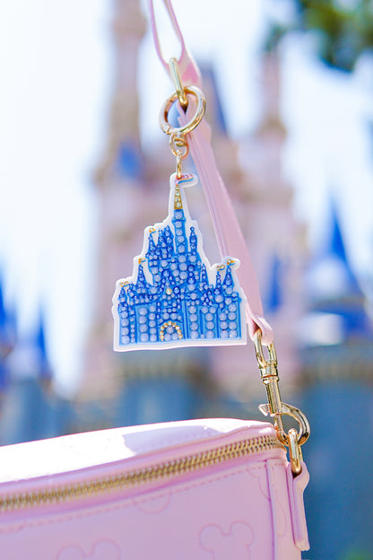 A+L Crystal Castle Bag Charm