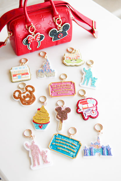 A+L Crystal Bag Charm