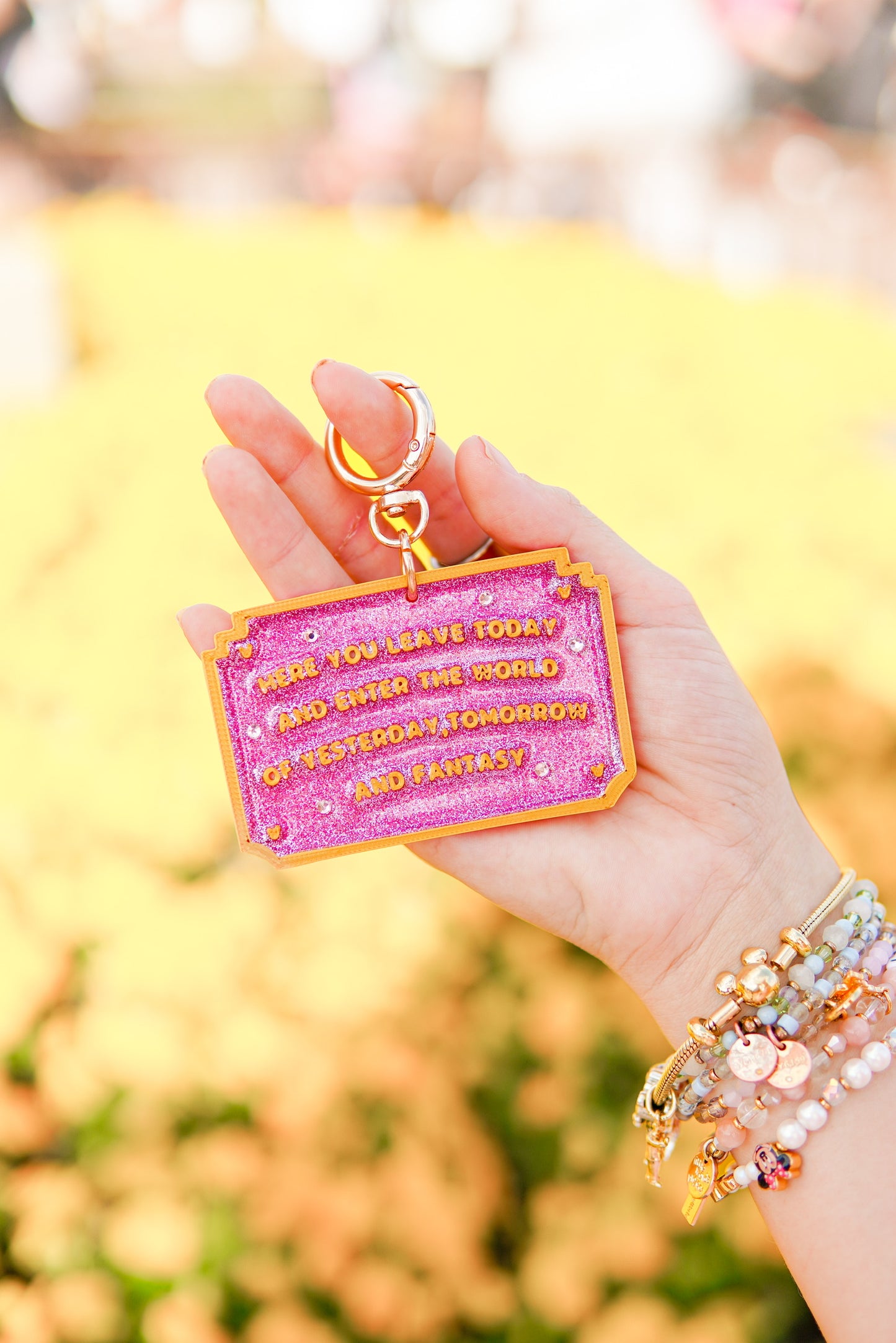 A+L Crystal Bag Charm