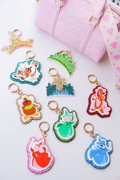 A+L Princess Crystal Bag Charm