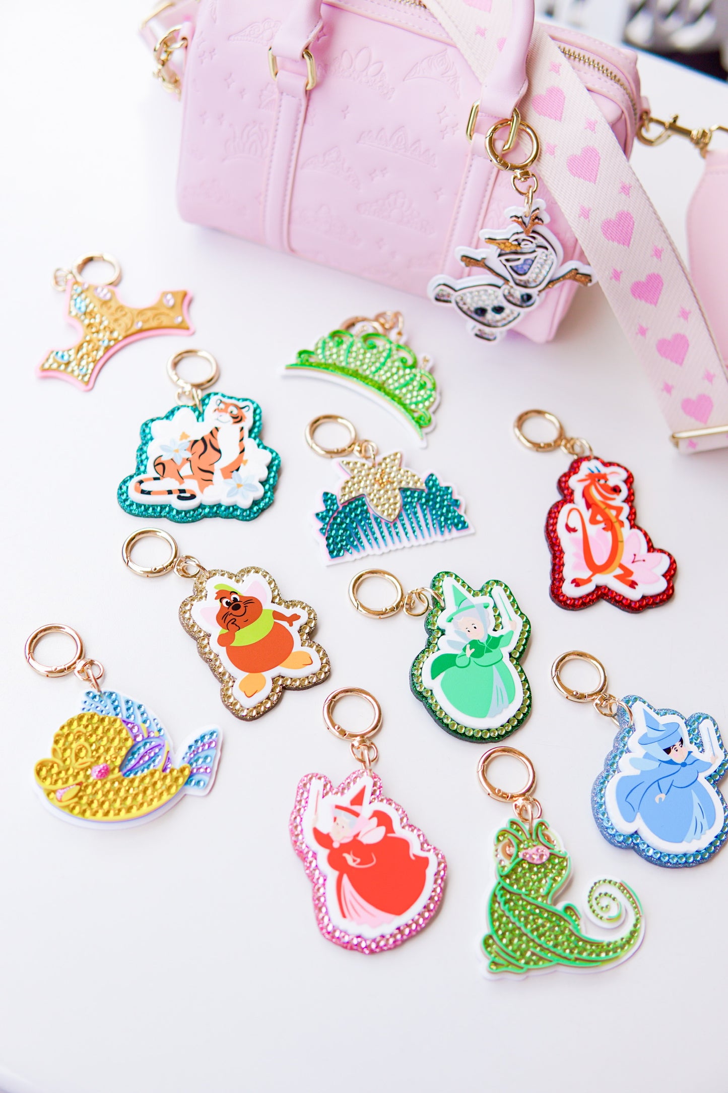 A+L Princess Crystal Bag Charm