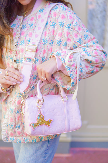 Aden + Louise Signature Princess Mini Duffle - Pink