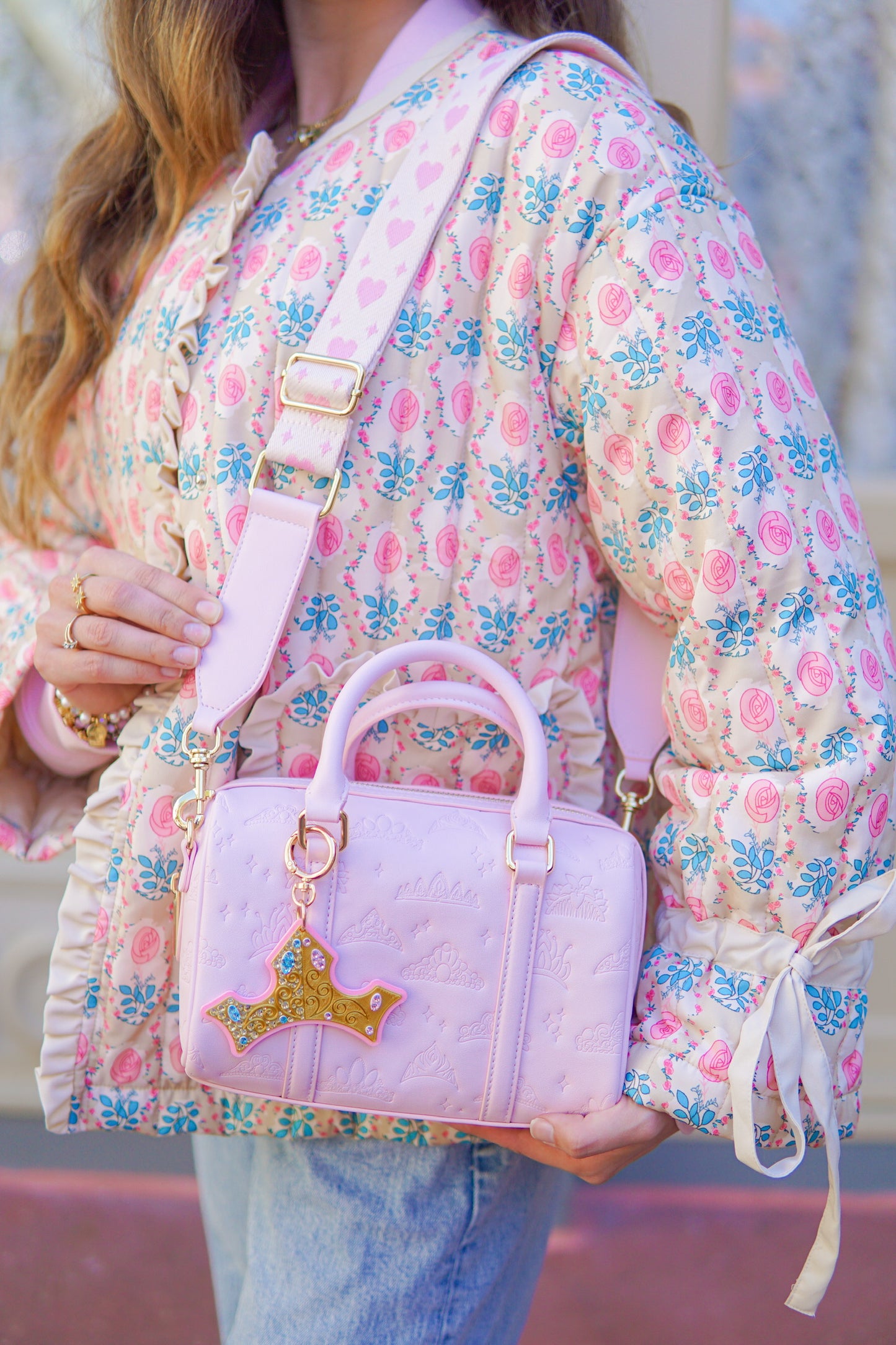 A+L Princess Crystal Bag Charm