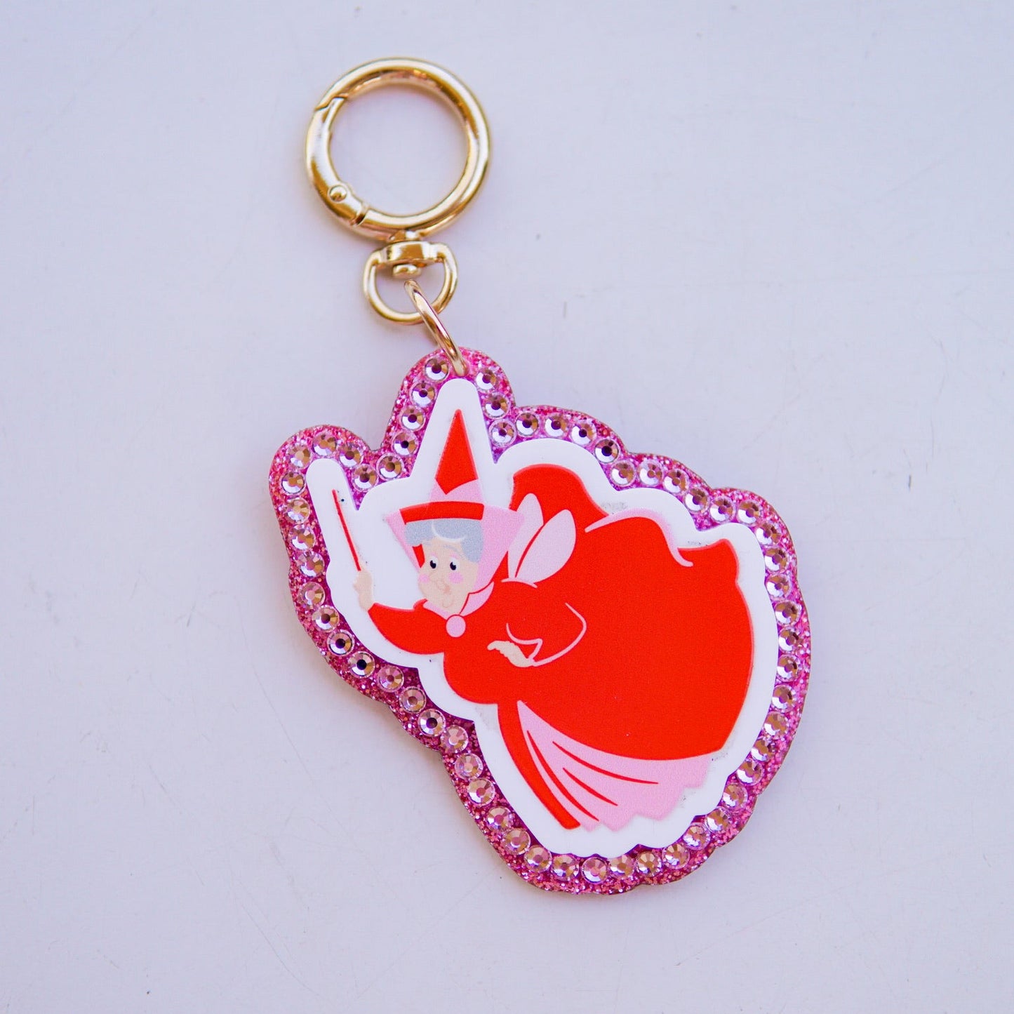 A+L Princess Crystal Bag Charm