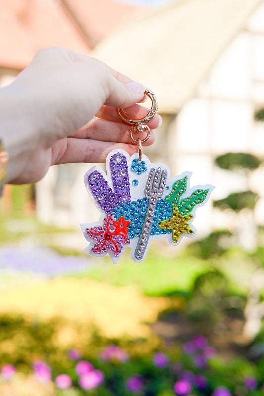 A+L Princess Crystal Bag Charm