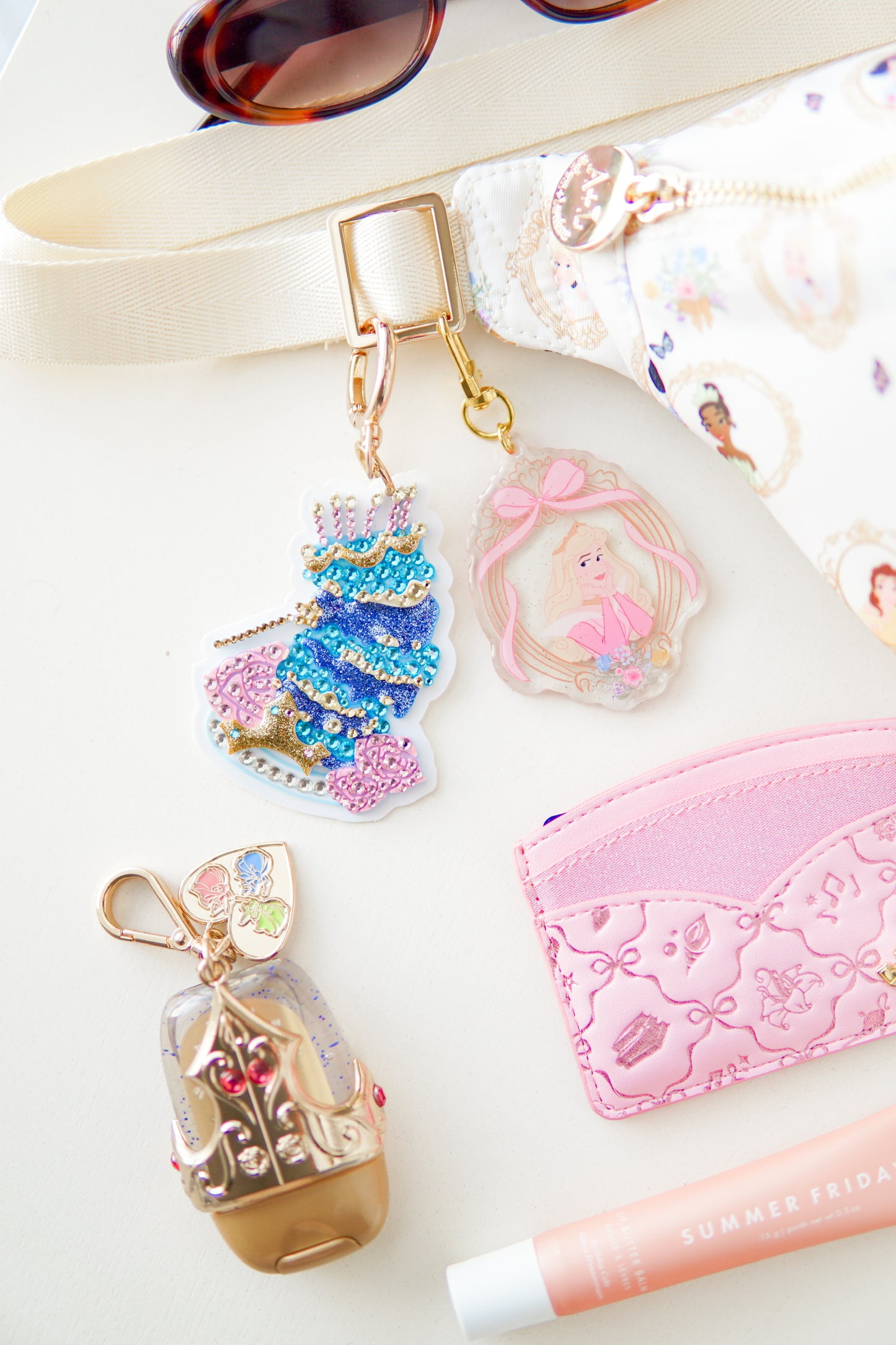 A+L Princess Crystal Bag Charm