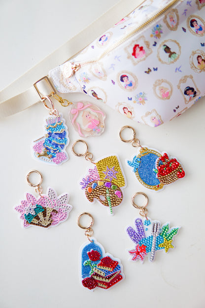 A+L Princess Crystal Bag Charm