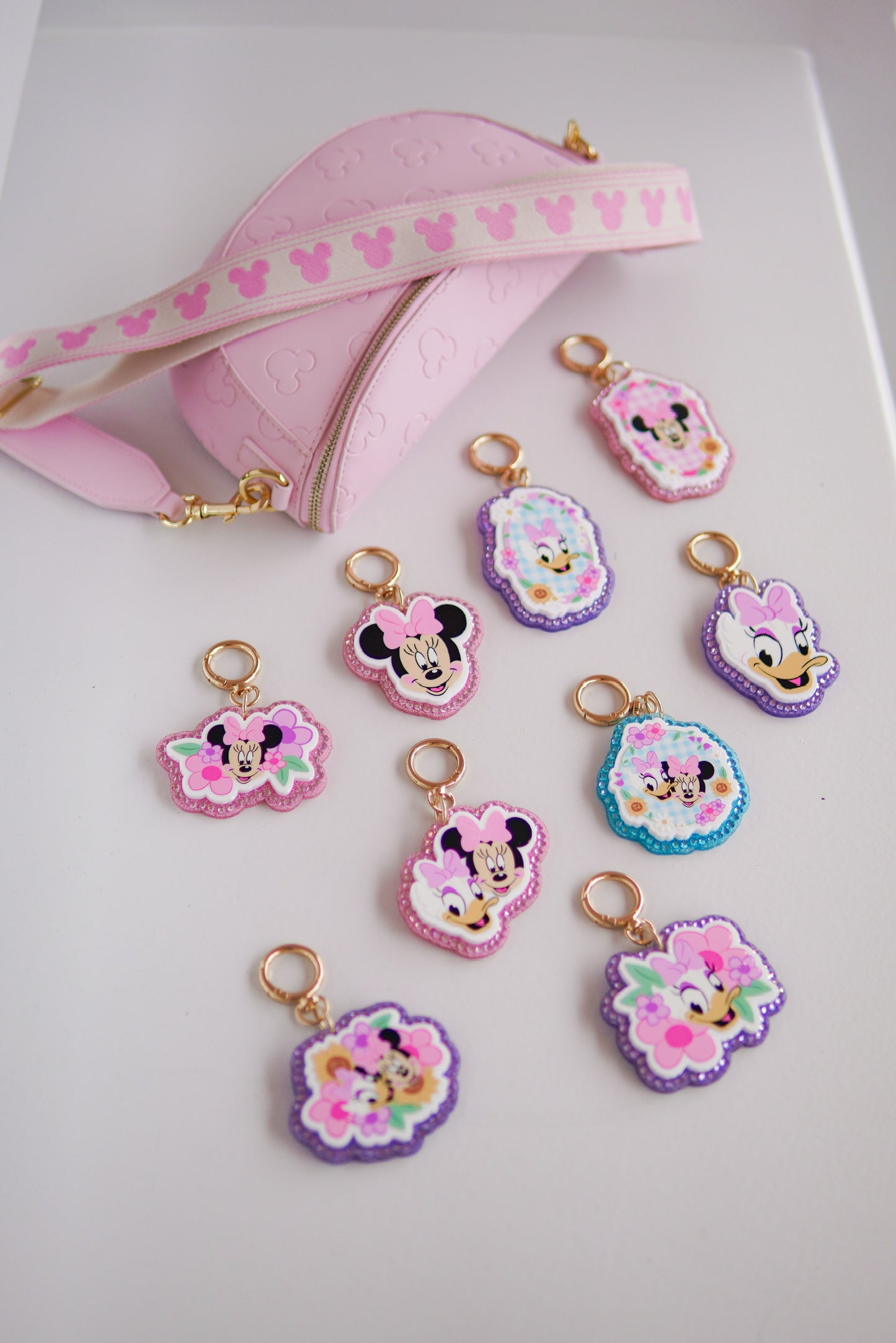 A+L Spring Crystal Bag Charm