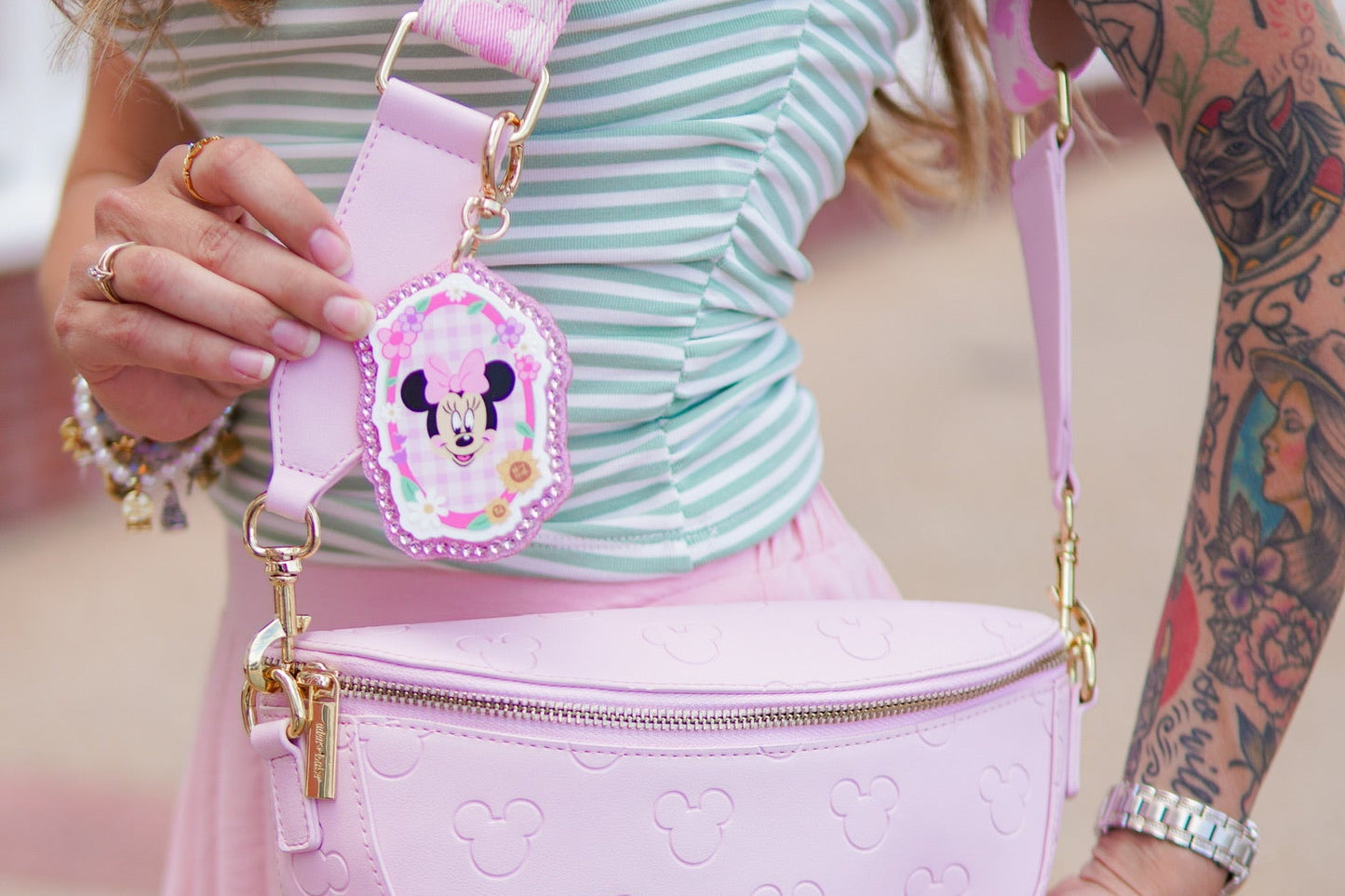 A+L Spring Crystal Bag Charm