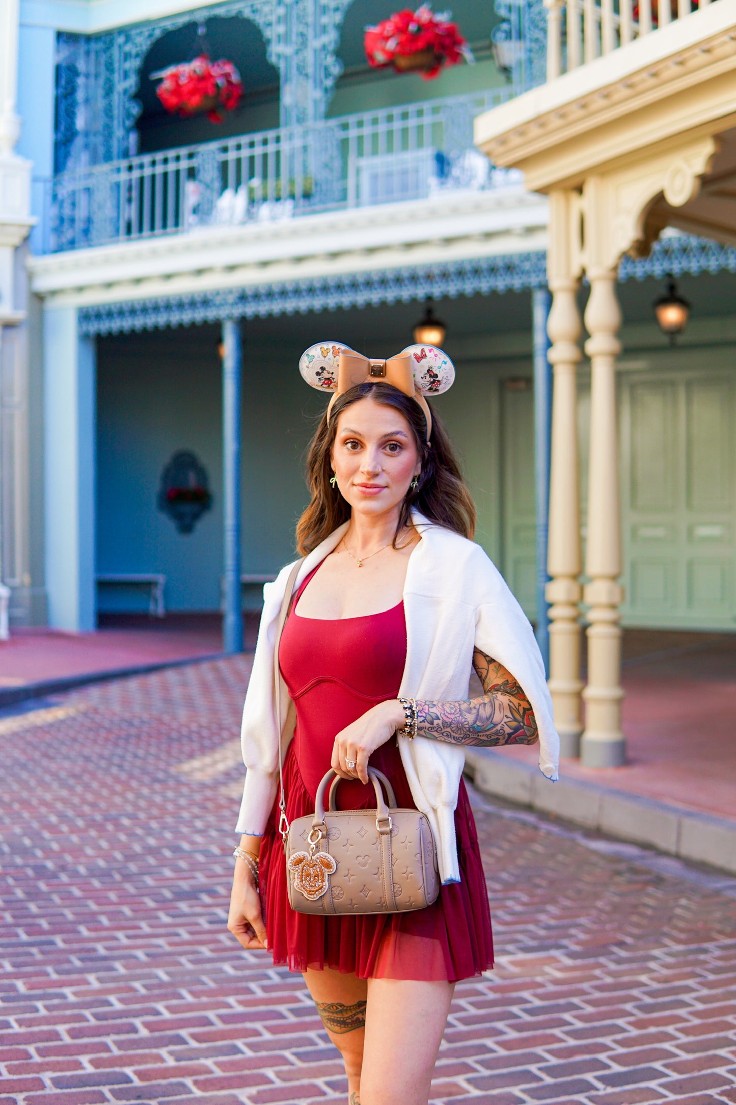 Aden + Louise Brown Signature Mini Duffle Bag and Strap // Two Strap Options!