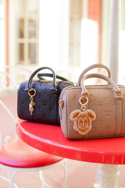 Aden + Louise Brown Signature Mini Duffle Bag and Strap // Two Strap Options!