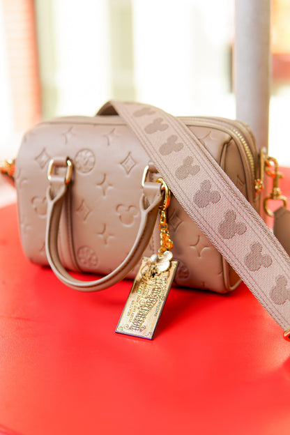 Aden + Louise Woven Mouse Strap // Brown or Black