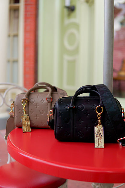 Aden + Louise Woven Mouse Strap // Brown or Black