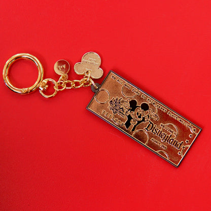 Aden + Louise Signature Metal Vintage Ticket Charm