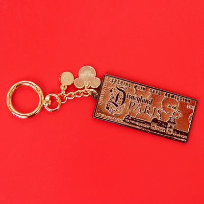 Aden + Louise Signature Metal Vintage Ticket Charm