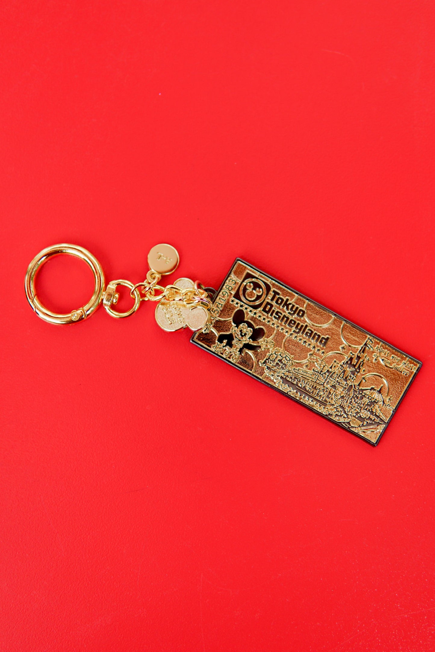 Aden + Louise Signature Metal Vintage Ticket Charm