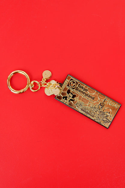 Aden + Louise Signature Metal Vintage Ticket Charm