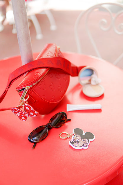 Aden + Louise Red Signature Crossbody Bag