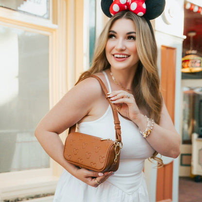 Aden + Louise Brown Signature Mini Bag