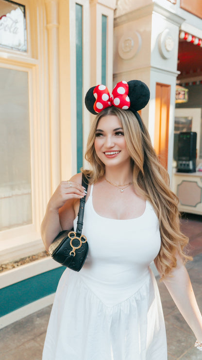 Aden + Louise Black Signature Mini Bag